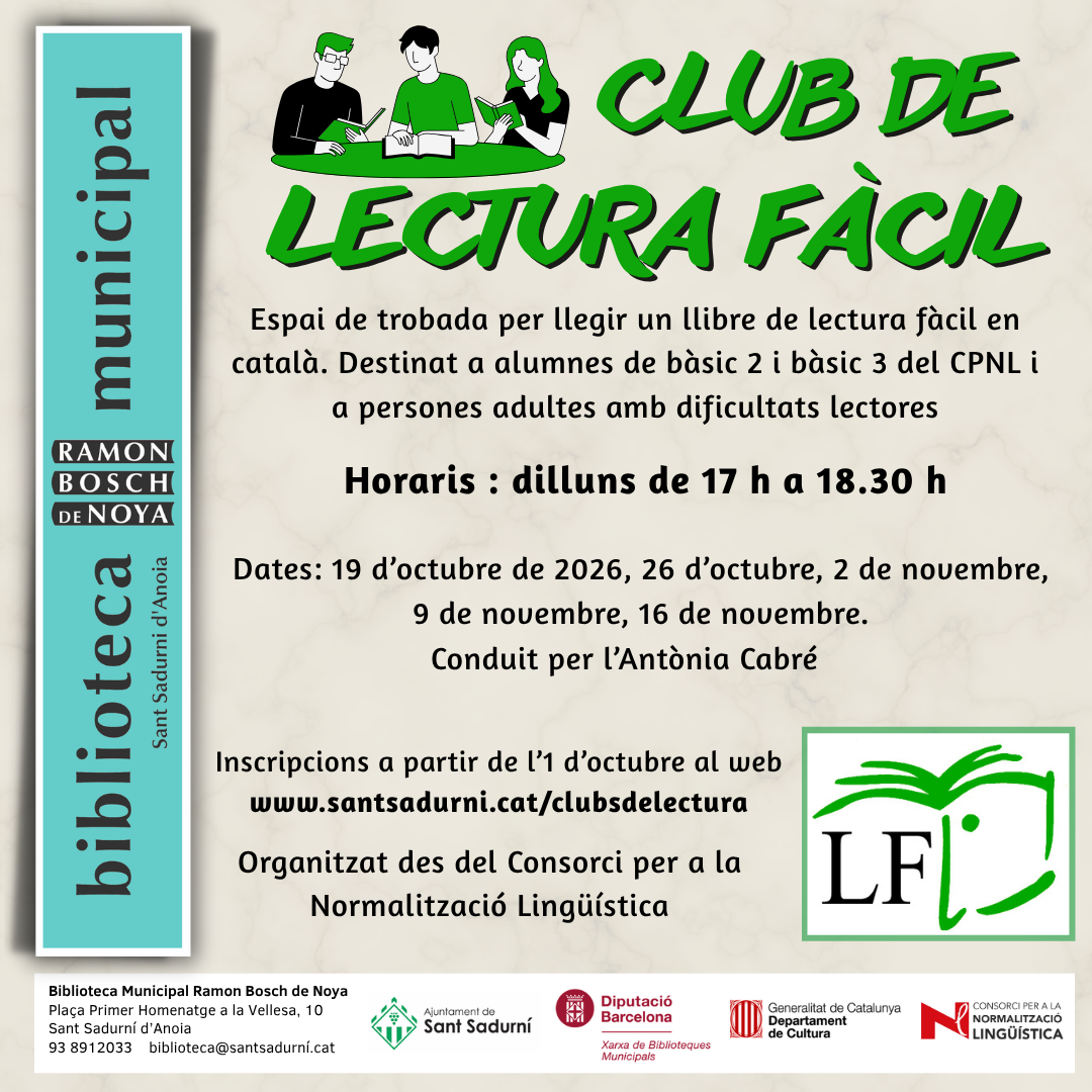 club lectura fàcil club lectura fàcil