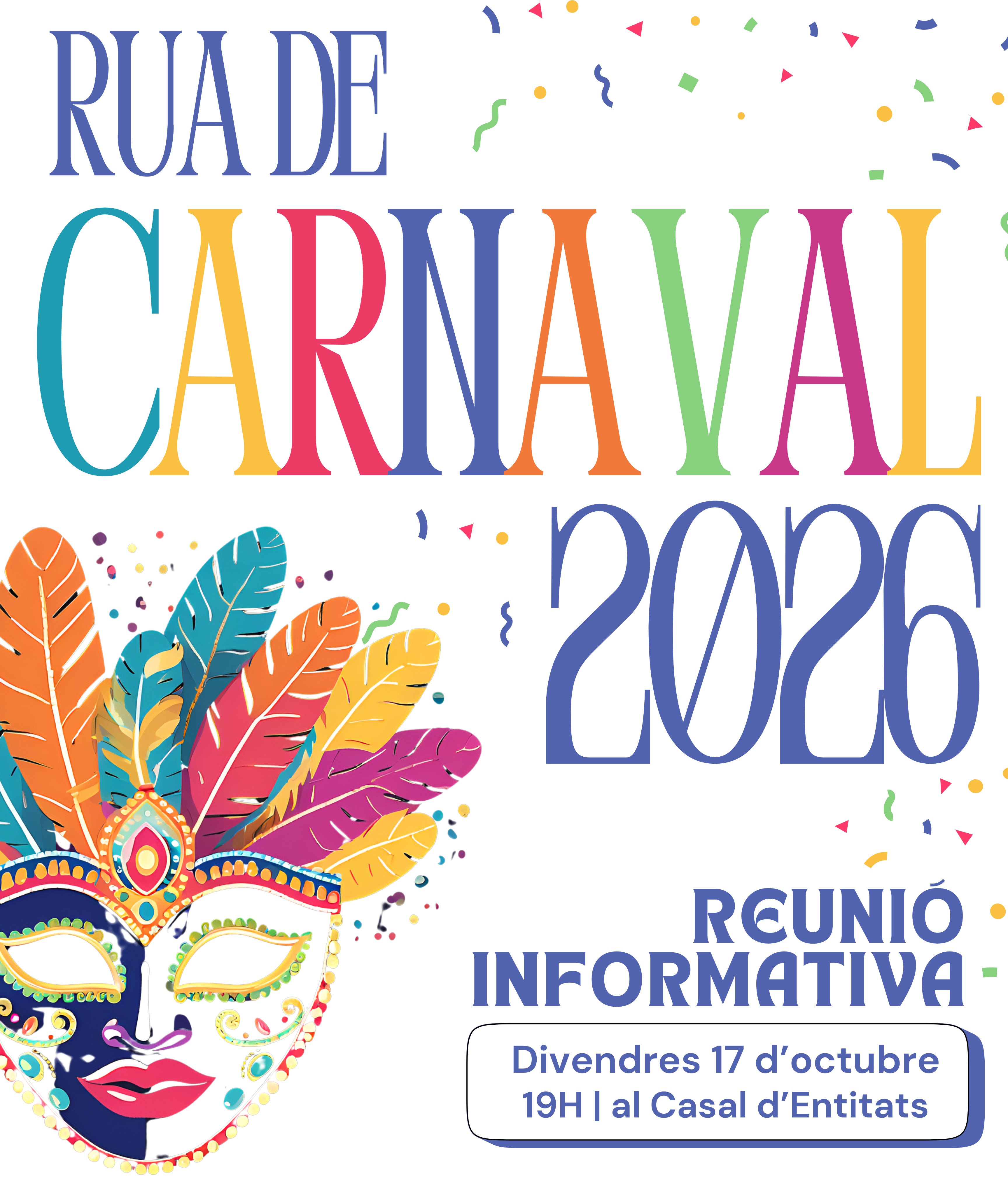 REUNIÓ INFORMATIVA - RUA CARNAVAL 2026