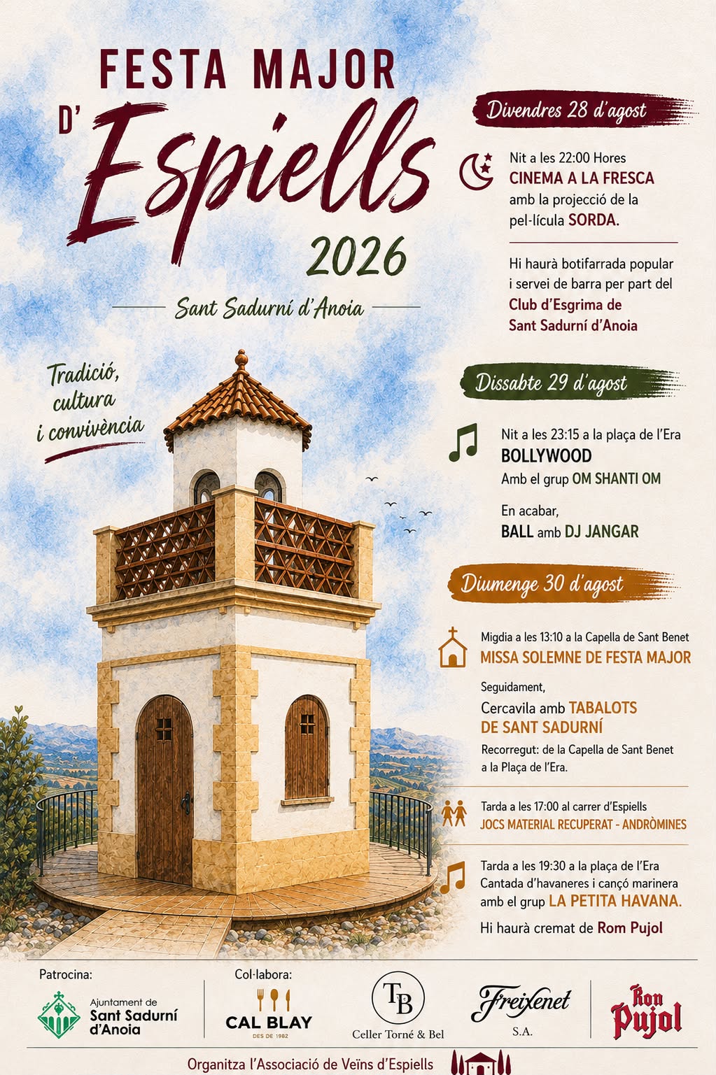 Cartell Festa Major Espiells 2026
