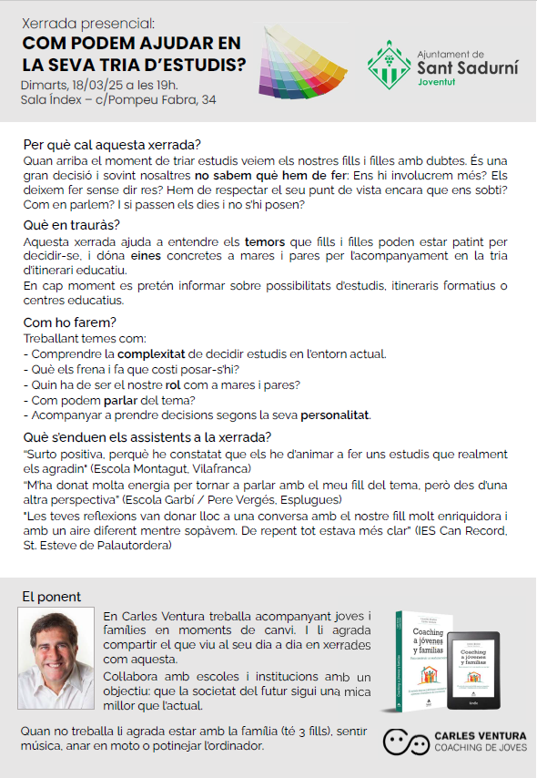 Xerrada Carles Ventura