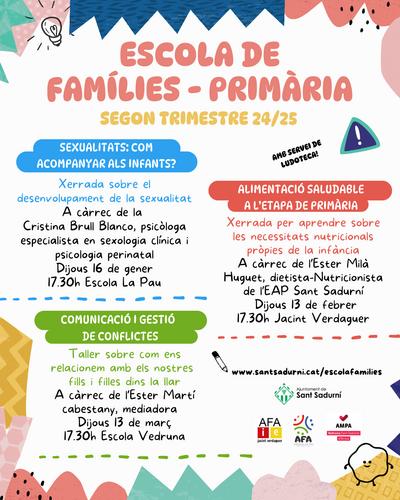 Segon trimestre escola famílies