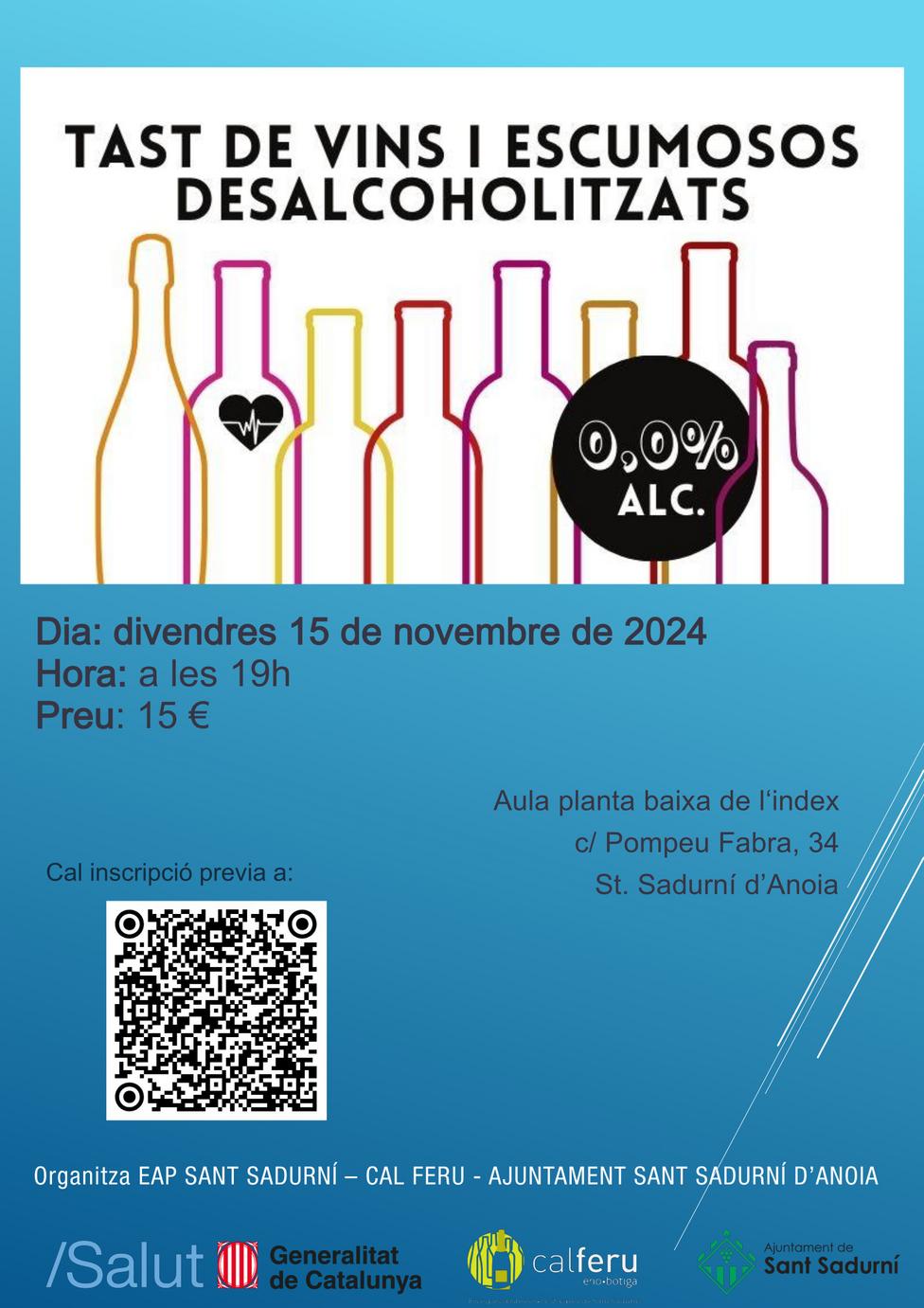 Tast vins desalcoholitzats