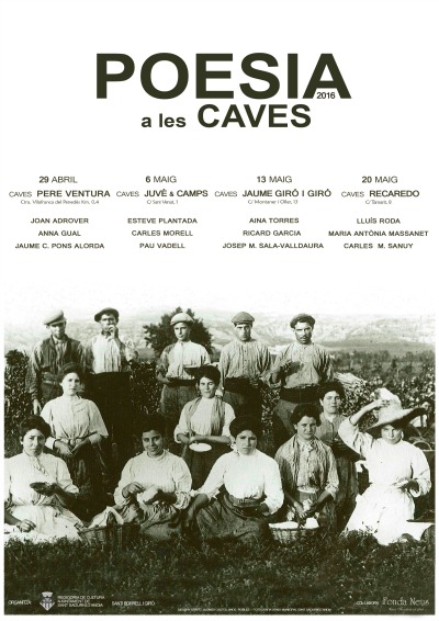 Poesia a les caves cartell