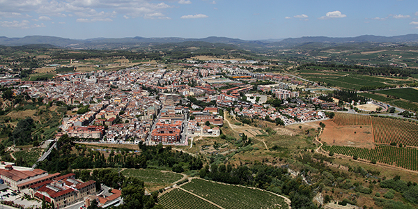 Vista aèria Sant Sadurní Vista aèria Sant Sadurní