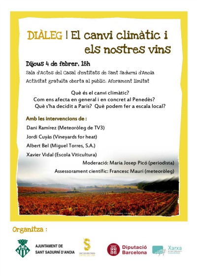 Cartell diàleg sobre el clima Cartell diàleg sobre el clima