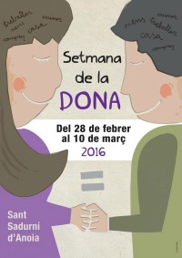 cartell setmana de la dona cartell setmana de la dona