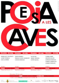 Cartell Poesia a les caves 2019