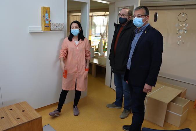 Aula de Nadons visita