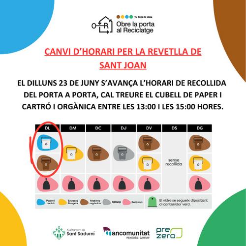porta a porta revetlla 2025