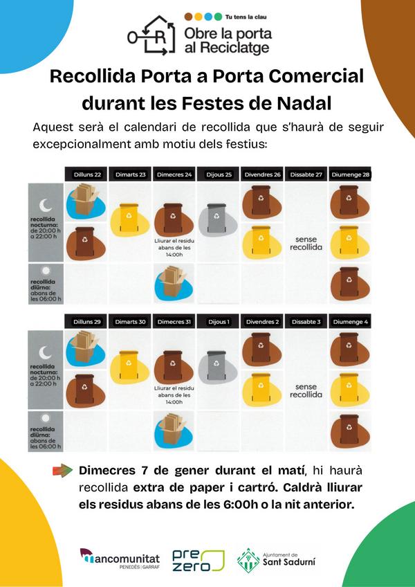 PAP comer&ccedil;os Nadal