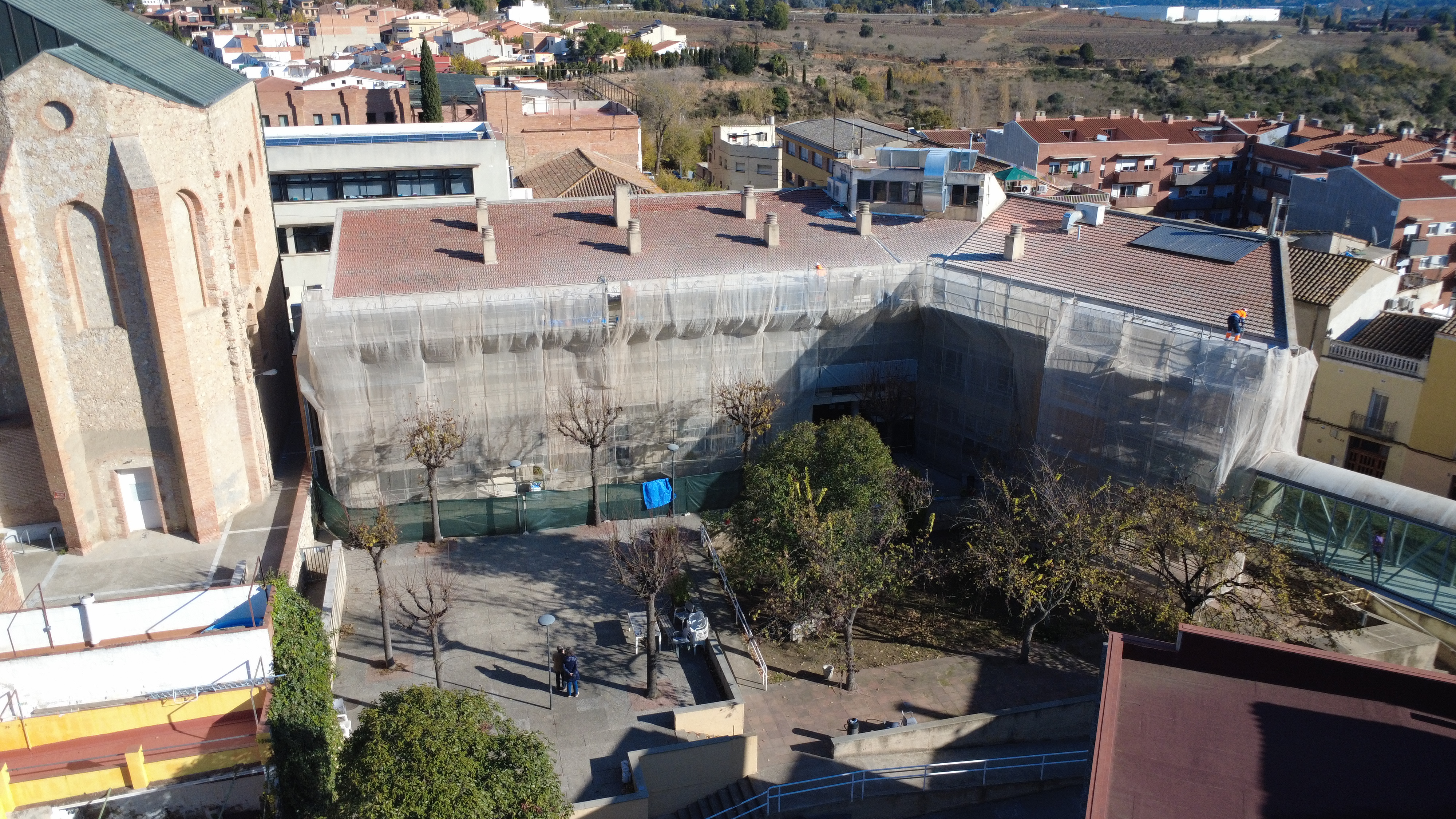 obres cornisa casa dels avis