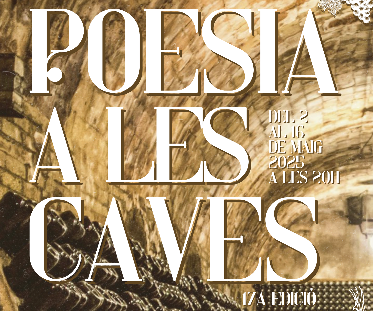 poesia a les caves cartell web