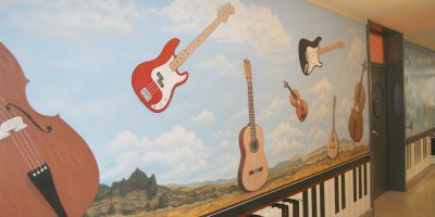 escola de musica mural