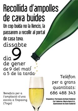 Recollida ampolles cava