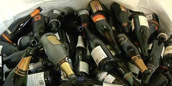 Recollida ampolles cava