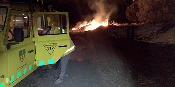 Incendi a Can Mas de la Riera