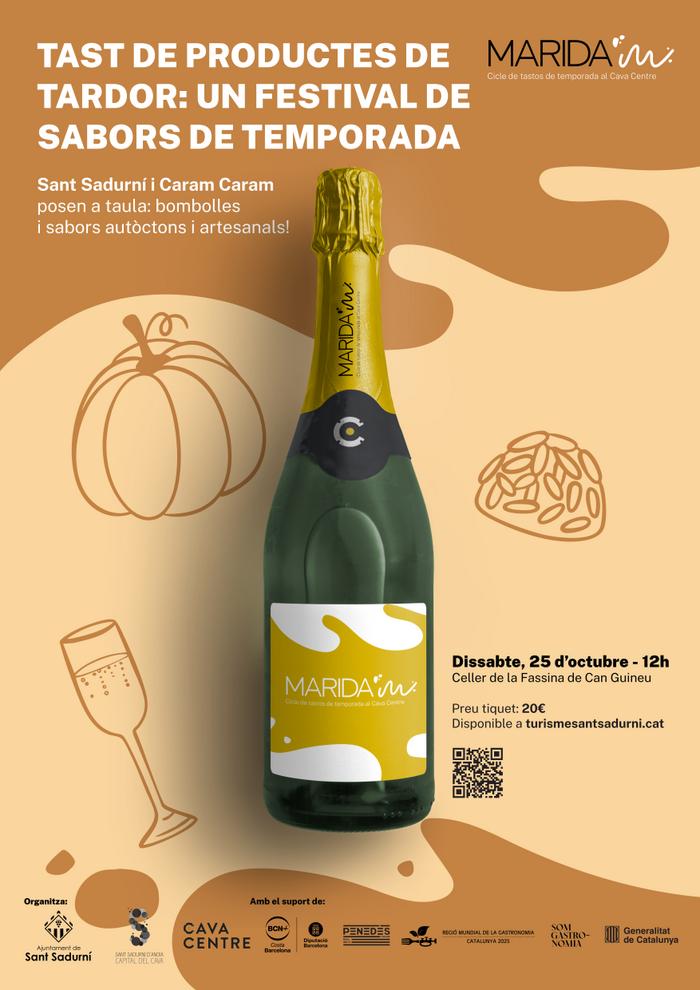 Tast de productes de tardor al Cava Centre