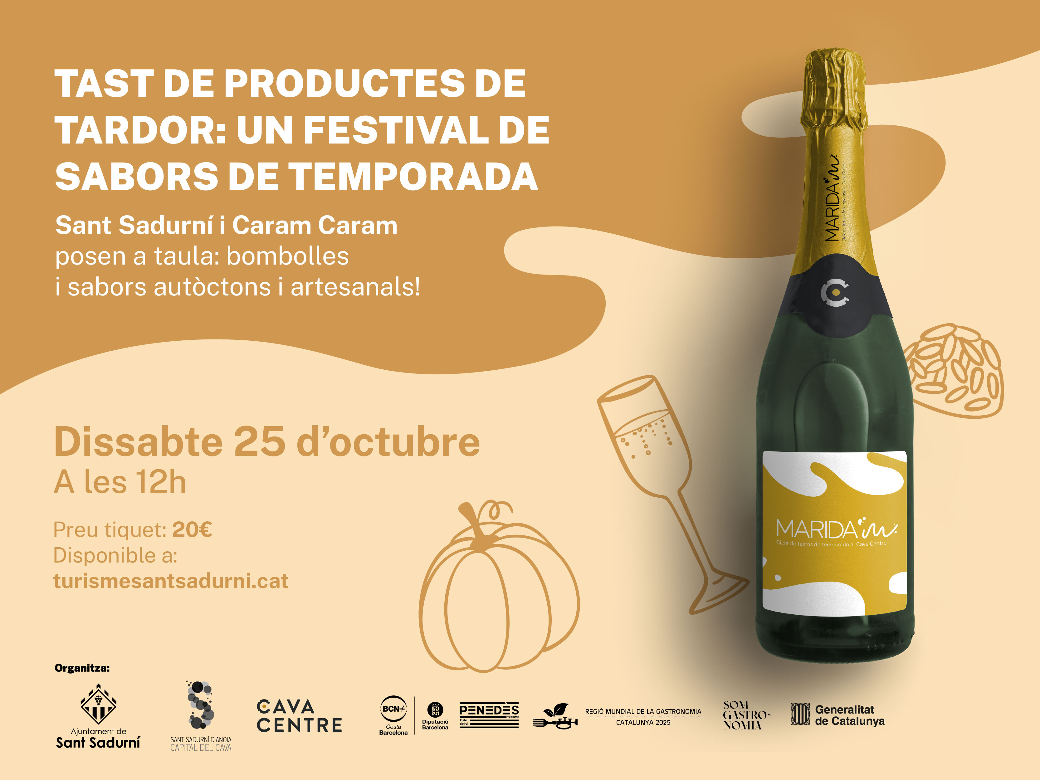 Tast de productes de tardor al Cava Centre