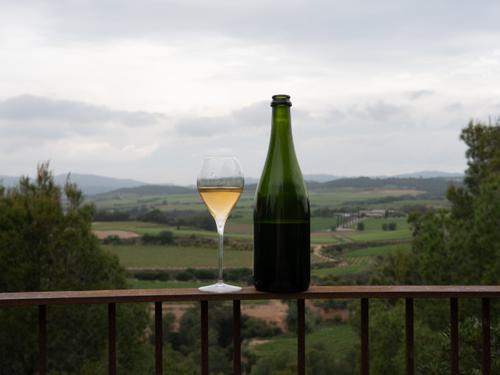 Tastant amb l'elaborador a la Miranda d'Espiells