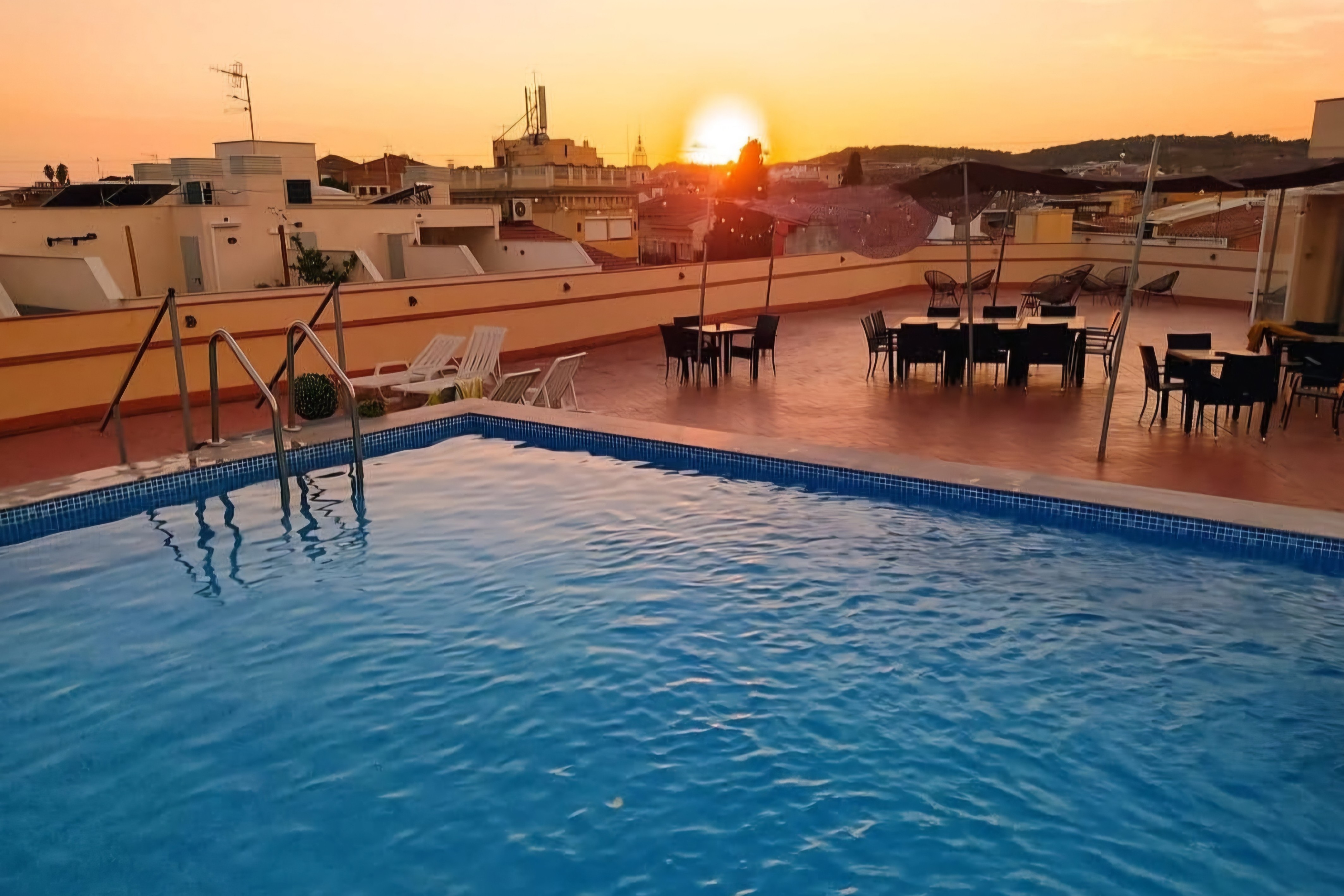 Terrat de l'Hotel Fonda Neus